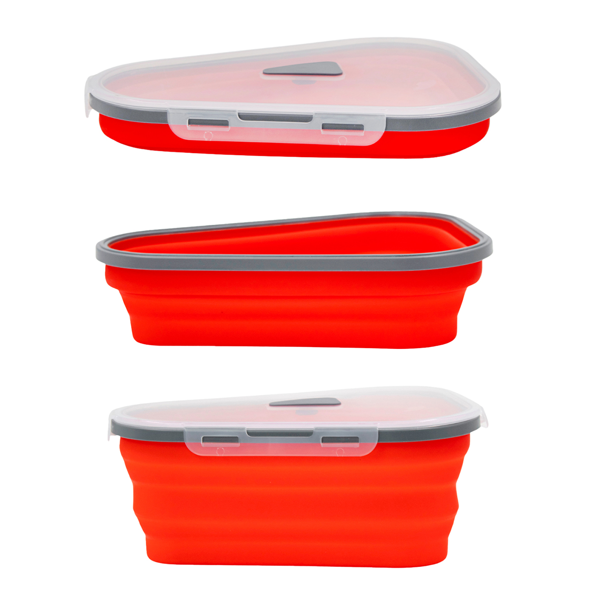 Pote para Pizza Silicone Expansível 5 Fatias - Imagem 5