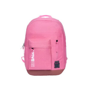 Mochila Escolar Juvenil Rosa em Poliéster Para Notebook