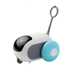 Carrinho Interativo para Gatos Elétrico USB Azul