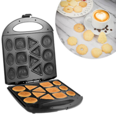 Máquina de Fazer Biscoito Elétrica Cookie Waffle 110 V