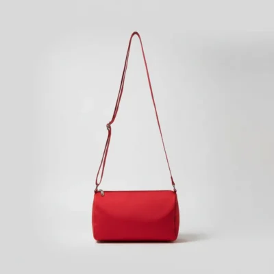 Bolsa Transversal Feminina Alça Grossa Vermelha