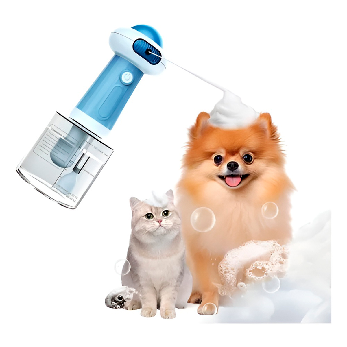 Dispenser Automático de Shampoo Pet Recarregável 350 ml - Imagem 6