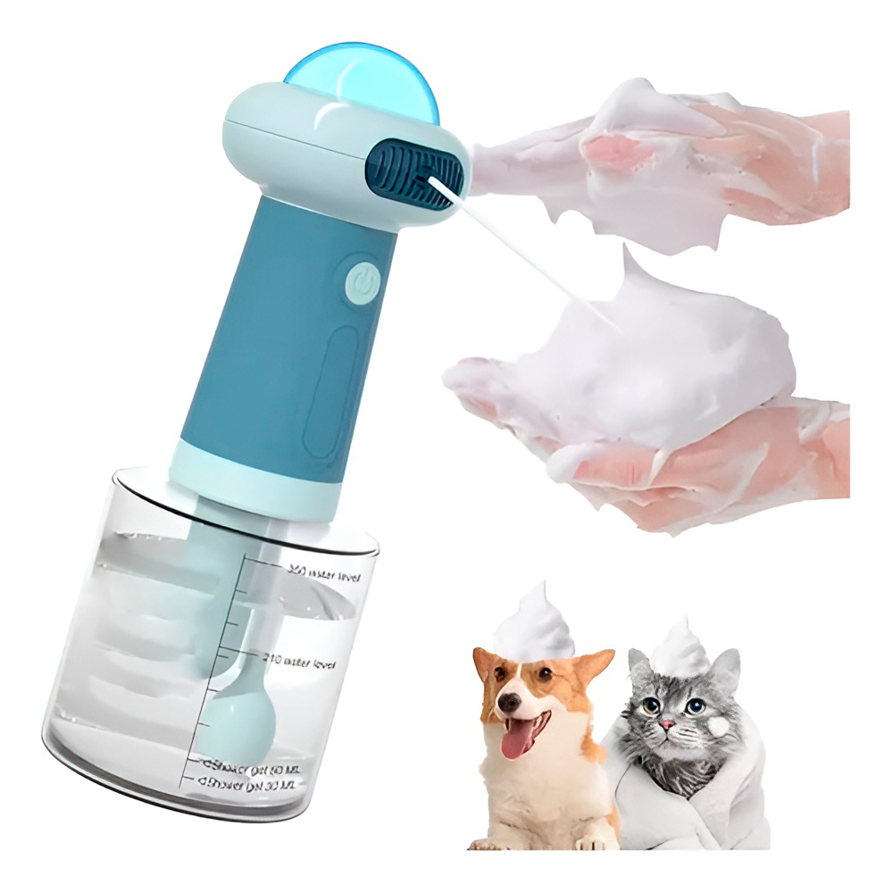 Dispenser Automático de Shampoo Pet Recarregável 350 ml - Imagem 9