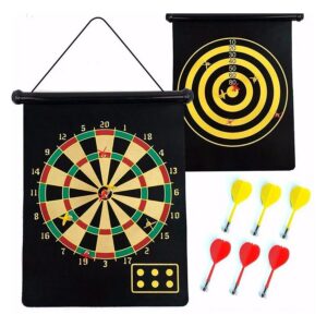 Jogo de Dardos Magnético 46×35 cm com 6 Dardos