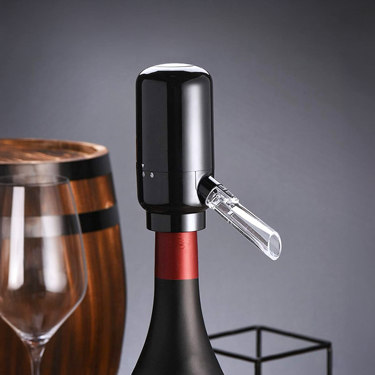Aerador de Vinho Elétrico Dispenser Automático - Imagem 2