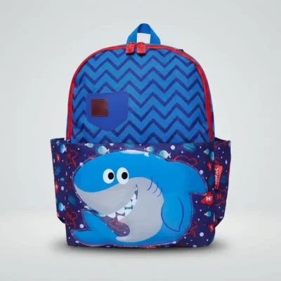 Mochila Infantil Baby Bichinhos Poliéster Tubarão