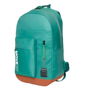Mochila Escolar Juvenil Verde em Poliéster Para Notebook